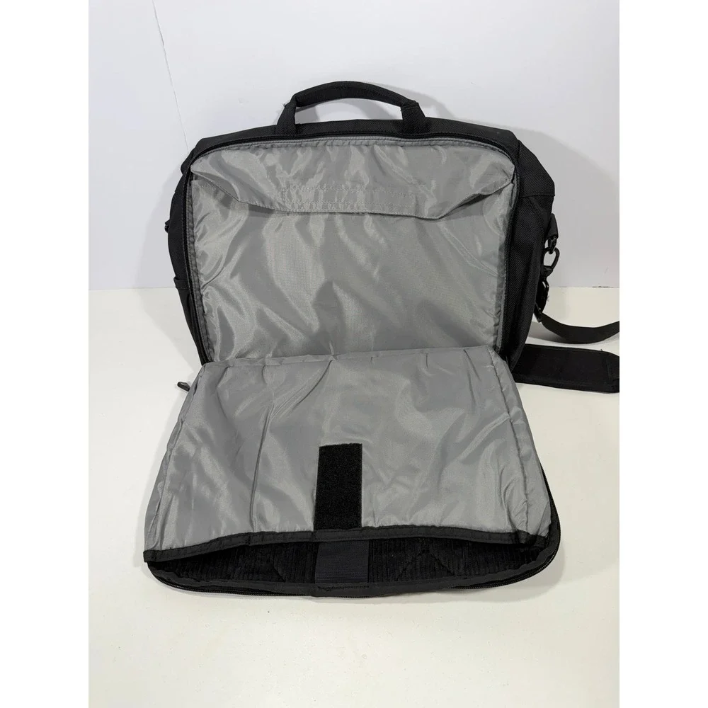 Timbuk2 Facebook Messenger Bag Black Ballistic Nylon Laptop Briefcase Commuter